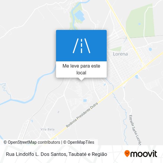 Rua Lindolfo L. Dos Santos mapa