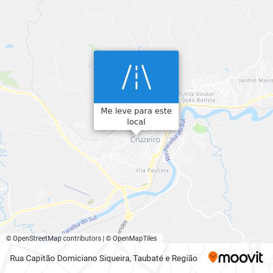 Rua Capitão Domiciano Siqueira mapa