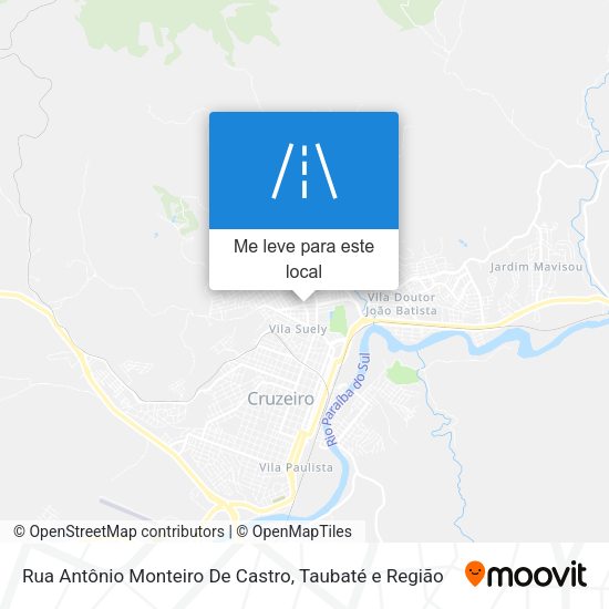Rua Antônio Monteiro De Castro mapa