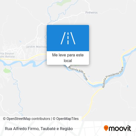 Rua Alfredo Firmo mapa