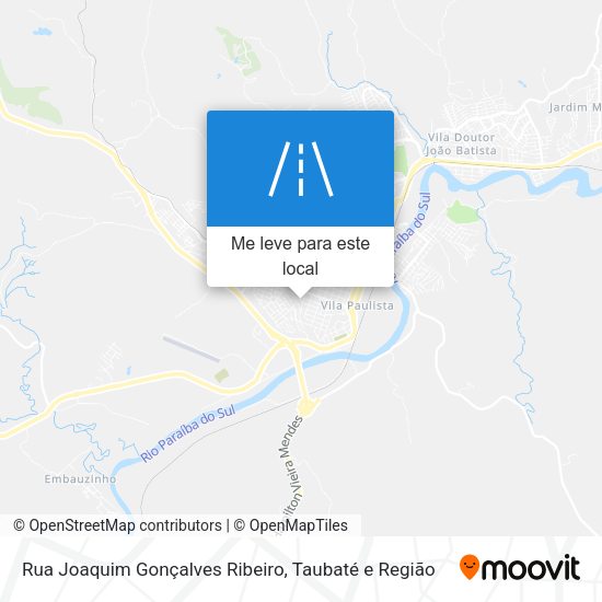 Rua Joaquim Gonçalves Ribeiro mapa
