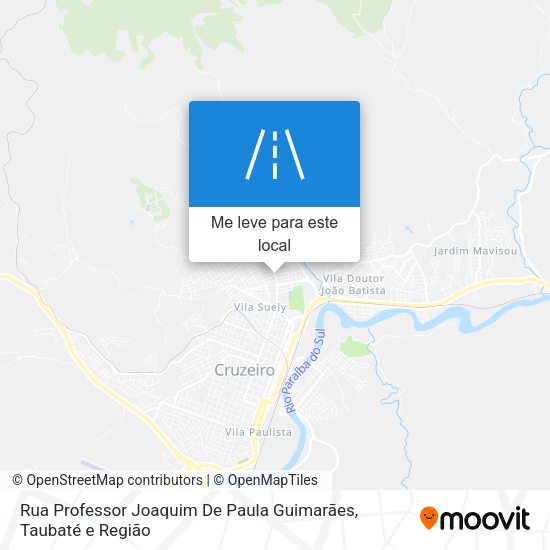Rua Professor Joaquim De Paula Guimarães mapa