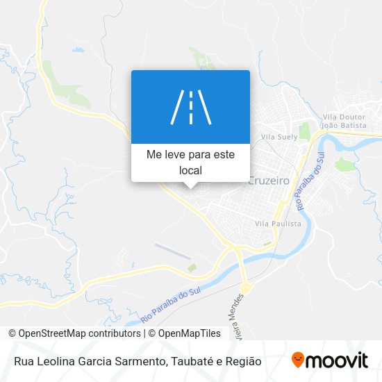 Rua Leolina Garcia Sarmento mapa
