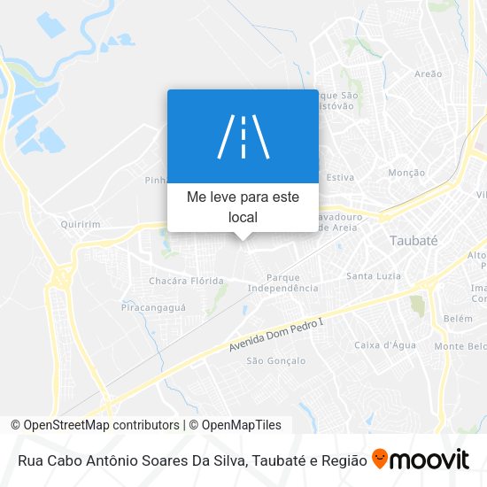 Rua Cabo Antônio Soares Da Silva mapa