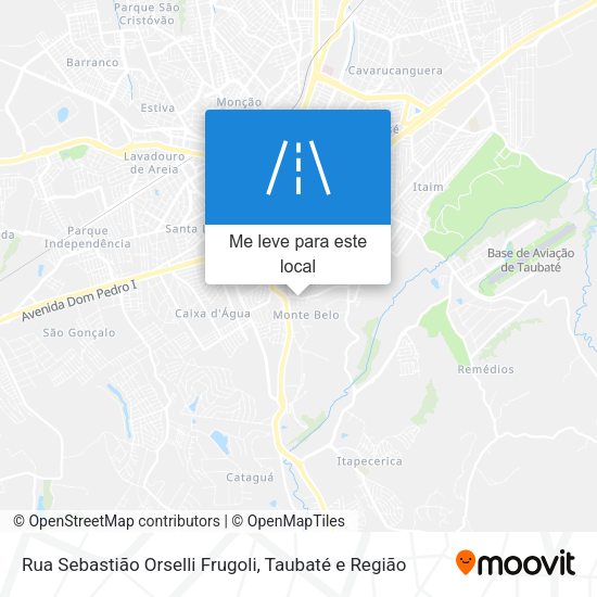 Rua Sebastião Orselli Frugoli mapa