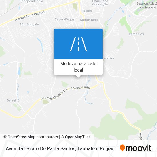 Avenida Lázaro De Paula Santos mapa
