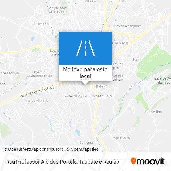 Rua Professor Alcides Portela mapa