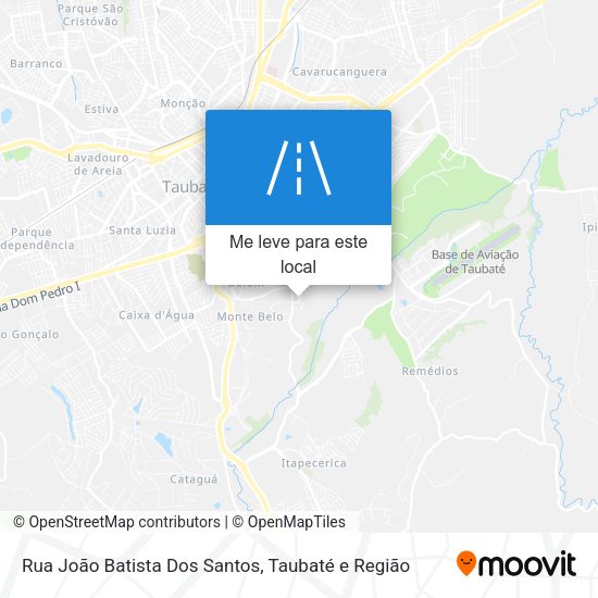 Rua João Batista Dos Santos mapa