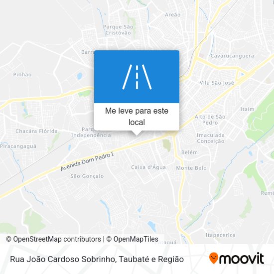 Rua João Cardoso Sobrinho mapa