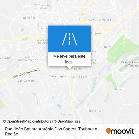 Rua João Batista Antônio Dos Santos mapa