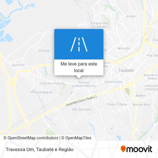 Travessa Um mapa