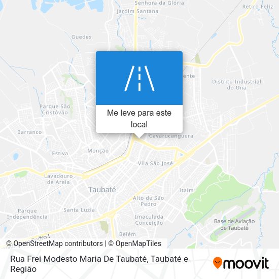 Rua Frei Modesto Maria De Taubaté mapa