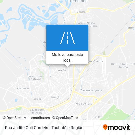 Rua Judite Coli Cordeiro mapa