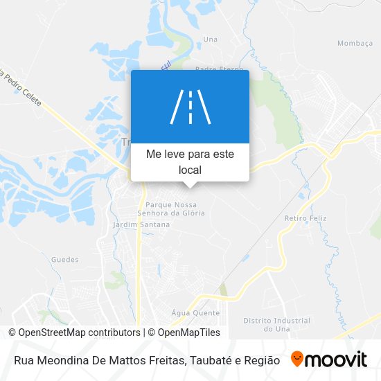 Rua Meondina De Mattos Freitas mapa