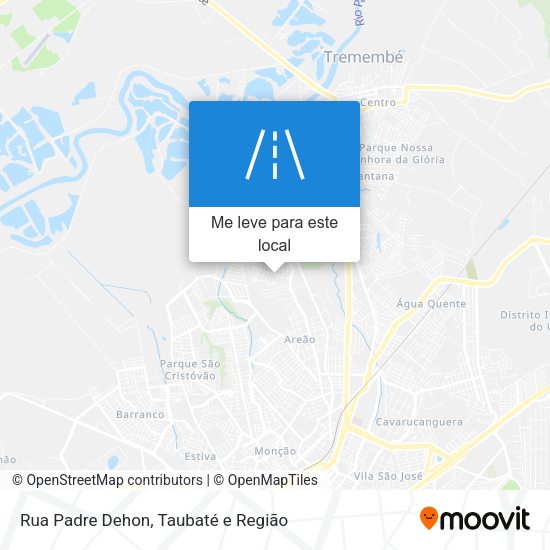 Rua Padre Dehon mapa