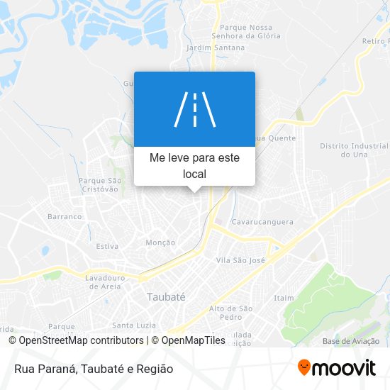Rua Paraná mapa