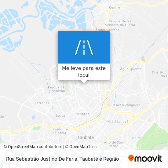 Rua Sebastião Justino De Faria mapa