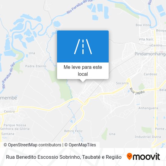Rua Benedito Escossio Sobrinho mapa