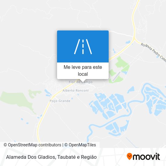 Alameda Dos Gladios mapa