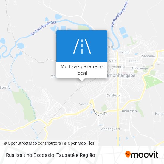 Rua Isaltino Escossio mapa