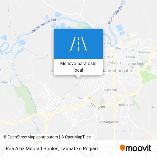 Rua Aziz Mourad Boulos mapa
