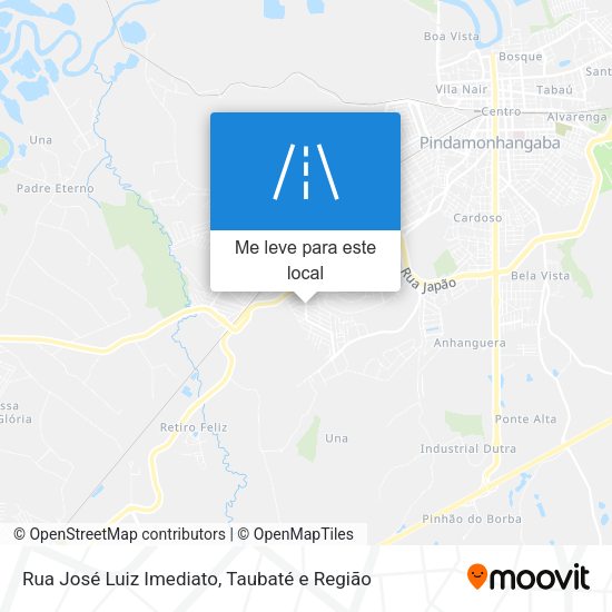 Rua José Luiz Imediato mapa