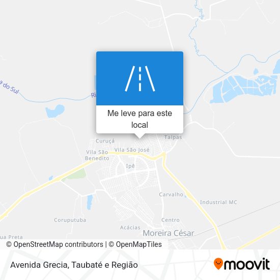 Avenida Grecia mapa