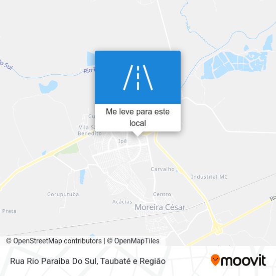 Rua Rio Paraiba Do Sul mapa