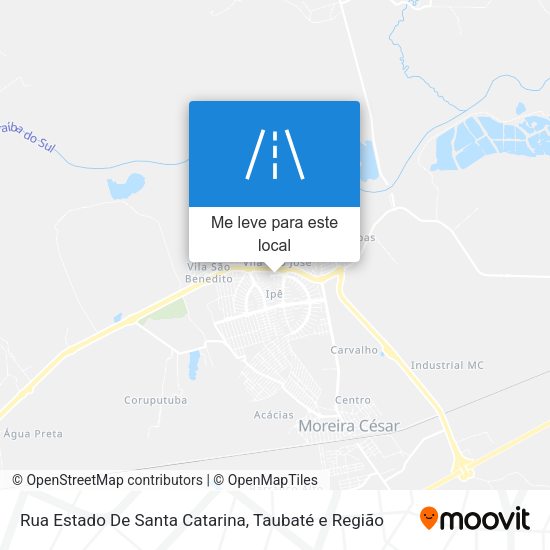 Rua Estado De Santa Catarina mapa