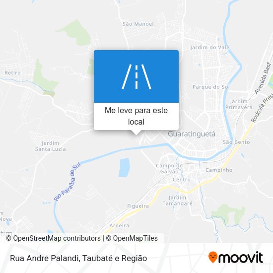 Rua Andre Palandi mapa