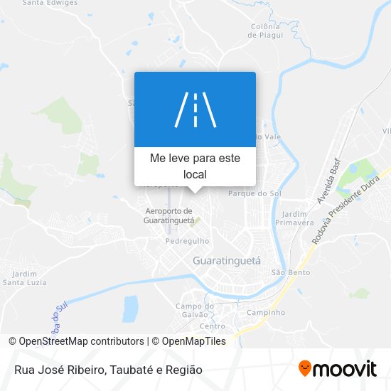 Rua José Ribeiro mapa