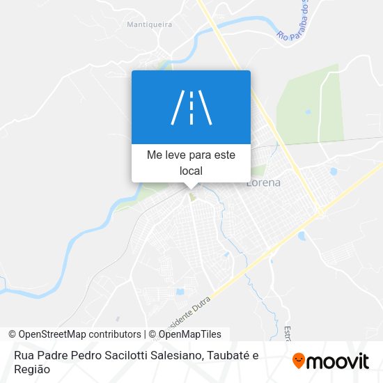 Rua Padre Pedro Sacilotti Salesiano mapa