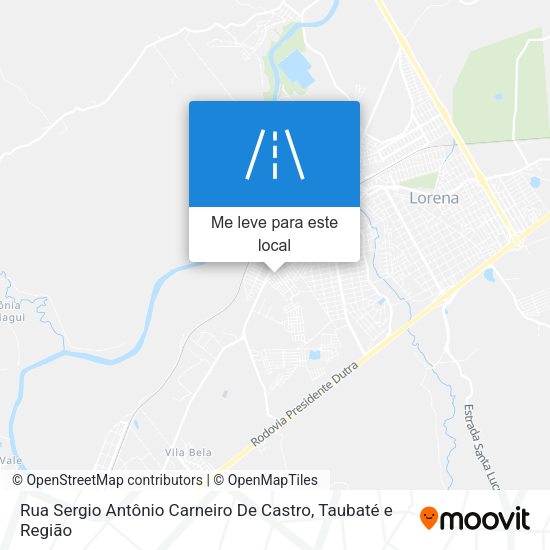 Rua Sergio Antônio Carneiro De Castro mapa