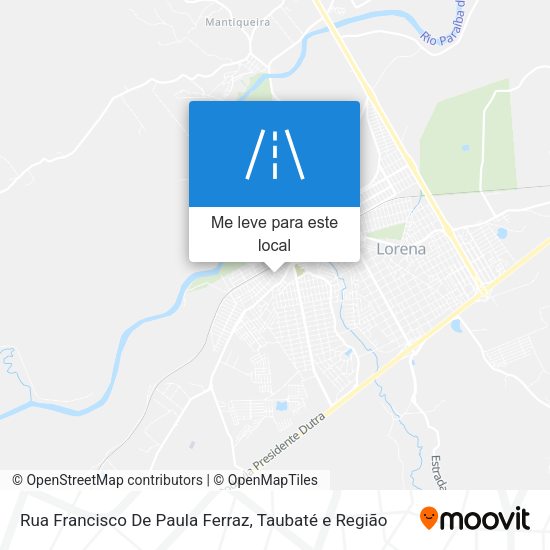 Rua Francisco De Paula Ferraz mapa