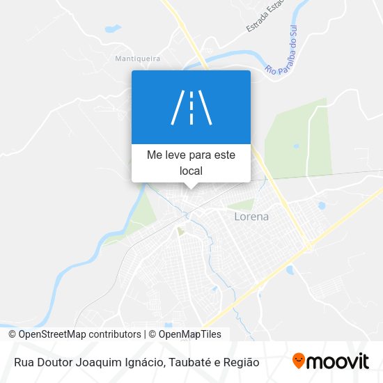Rua Doutor Joaquim Ignácio mapa