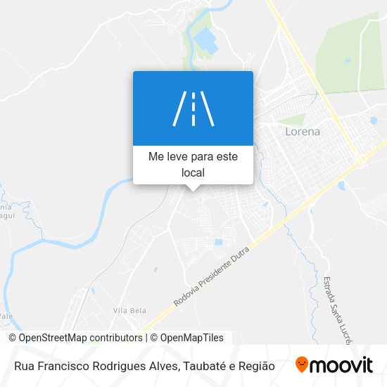 Rua Francisco Rodrigues Alves mapa