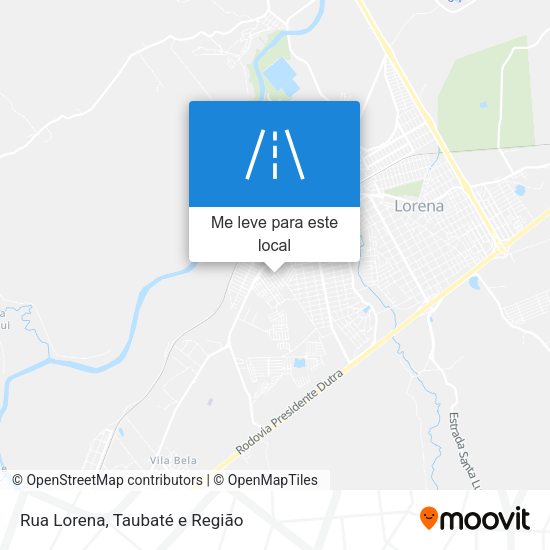 Rua Lorena mapa