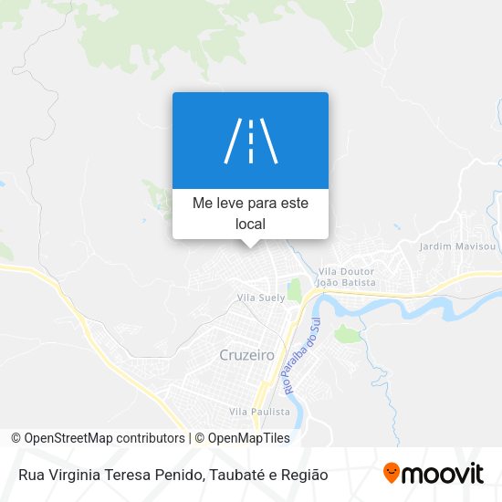 Rua Virginia Teresa Penido mapa