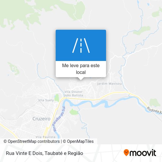 Rua Vinte E Dois mapa