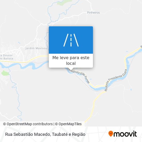 Rua Sebastião Macedo mapa