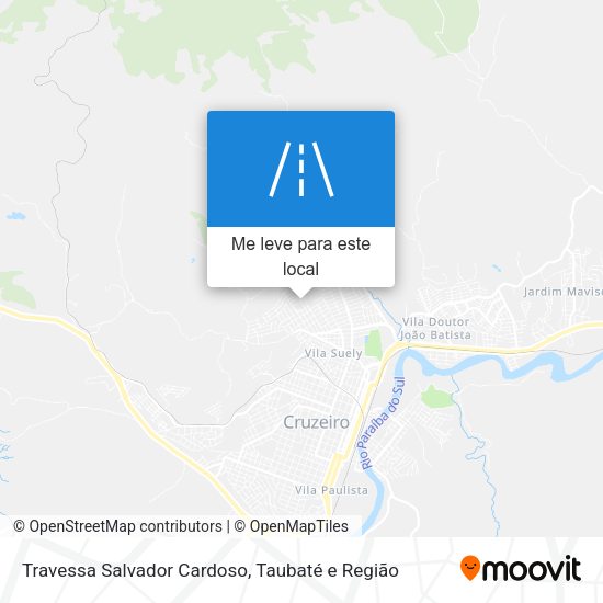 Travessa Salvador Cardoso mapa