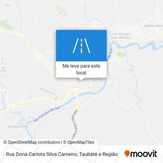 Rua Dona Carlota Silva Carneiro mapa