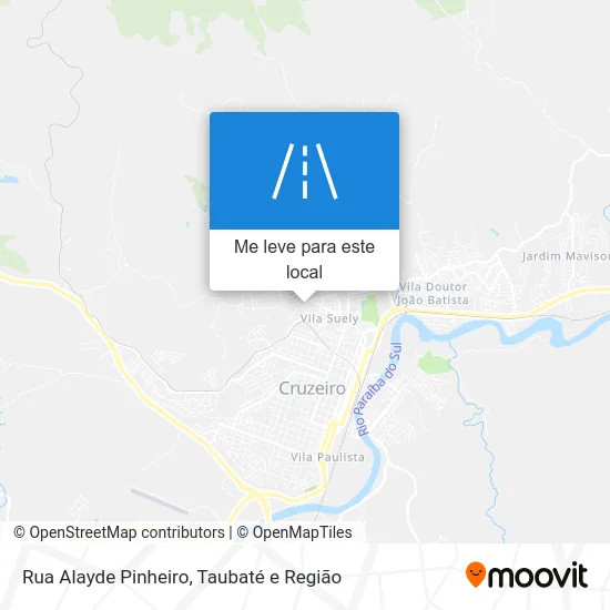 Rua Alayde Pinheiro mapa