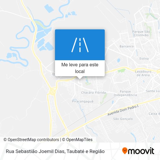 Rua Sebastião Joemil Dias mapa