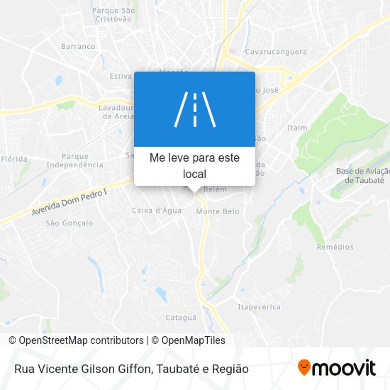 Rua Vicente Gilson Giffon mapa