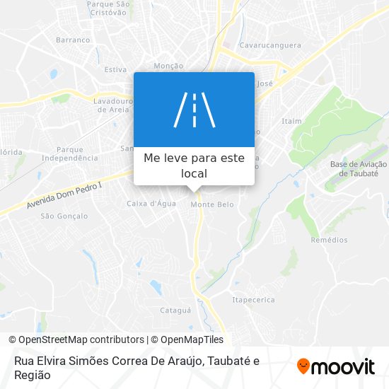 Rua Elvira Simões Correa De Araújo mapa