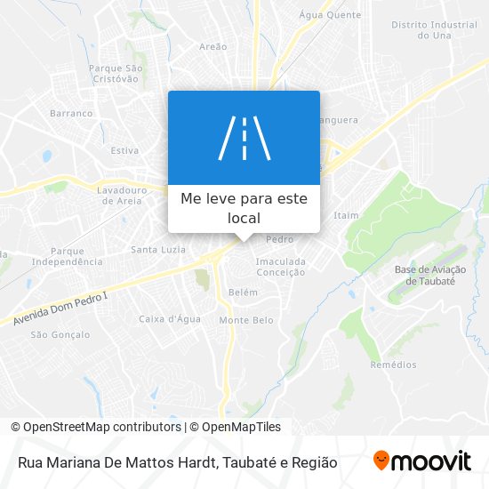 Rua Mariana De Mattos Hardt mapa