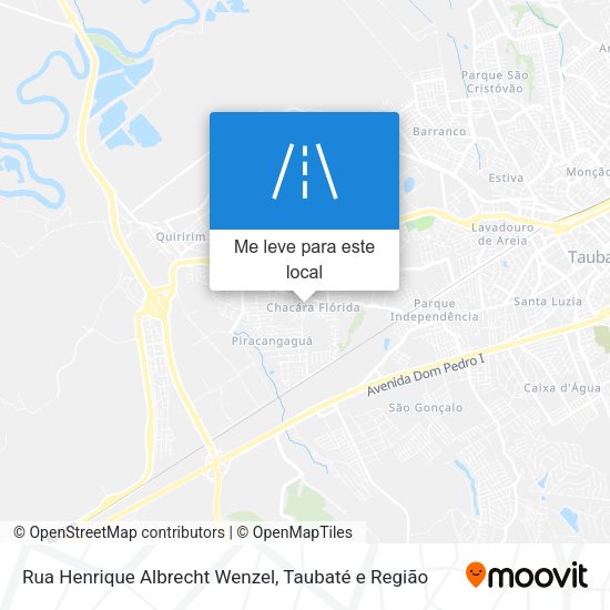 Rua Henrique Albrecht Wenzel mapa
