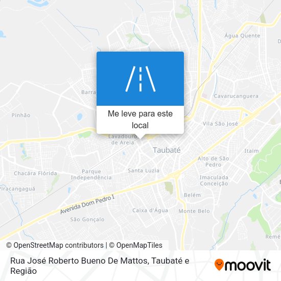 Rua José Roberto Bueno De Mattos mapa