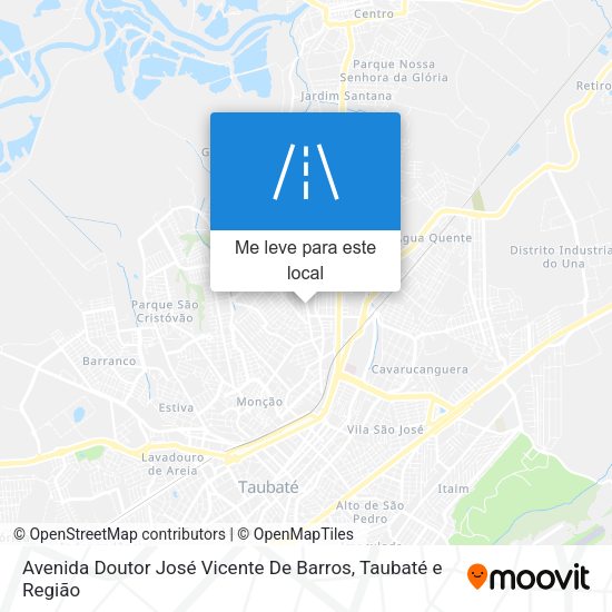 Avenida Doutor José Vicente De Barros mapa